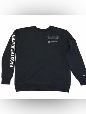 Jeeter Black Crewneck Sweatshirt